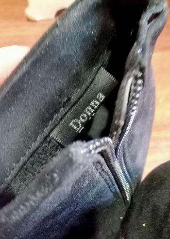 Siyah Dizüstü Goth Botlar - Görsel 5