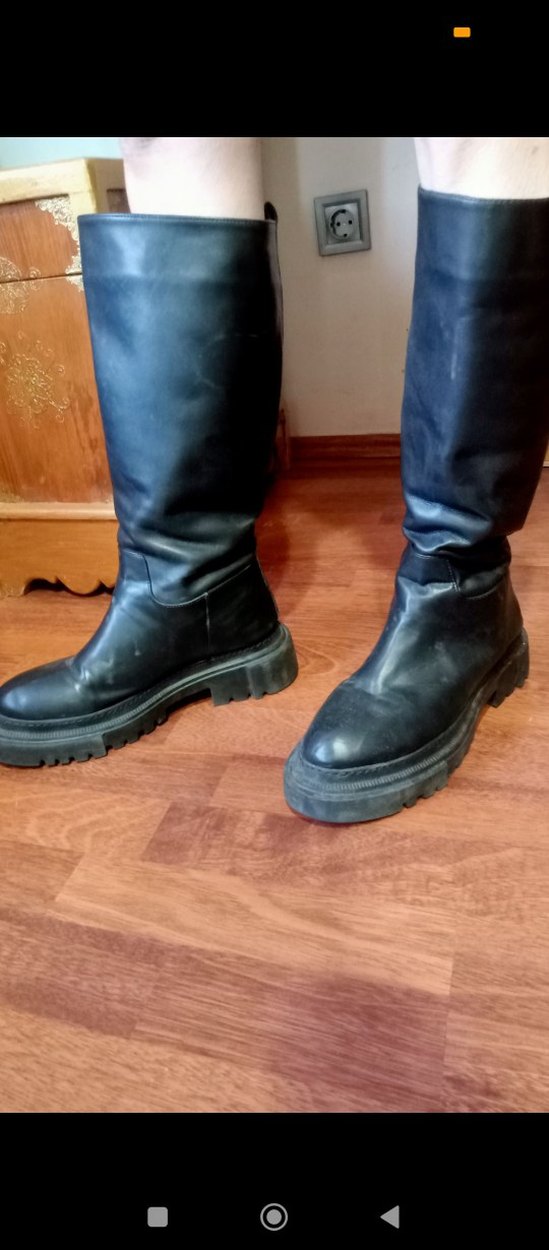 Siyah Dizüstü Goth Botlar - Görsel 2