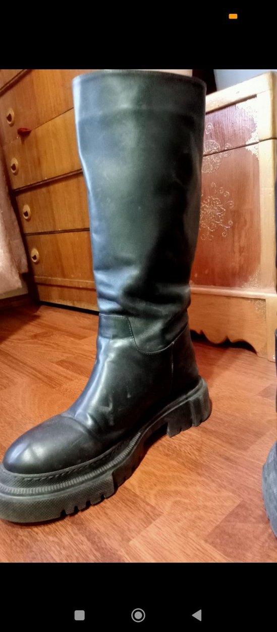 Siyah Dizüstü Goth Botlar - Görsel 3