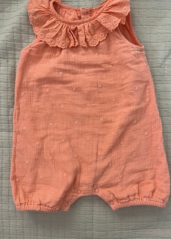 Pembe Fırfırlı Bebek Kız Tulum