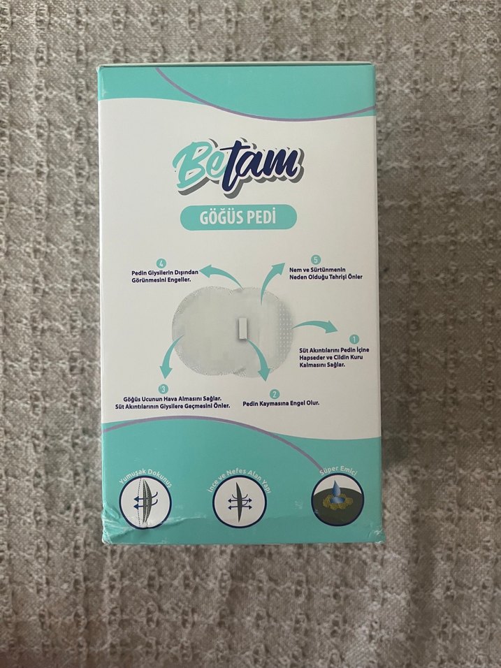 Betam Gri Göğüs Pedi 40 Adet - Görsel 2