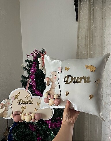 Kapı süsü ve yastığı Duru