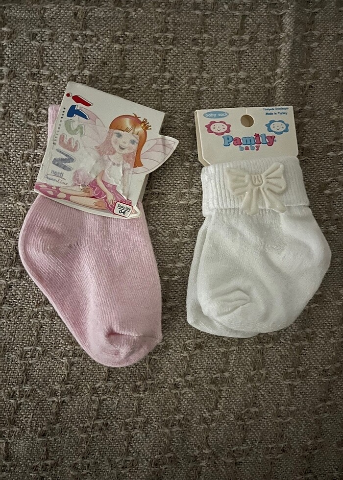 Kız bebek eldiven çorap - Görsel 4