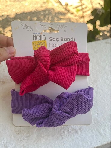  Beden E bebek Hello baby bebek saç bandı