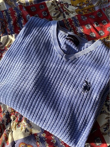 Us polo assn. Mavi v yaka kazak triko