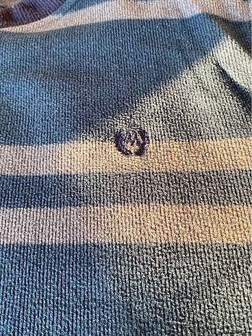 m Beden Moncler çizgili triko sweatshirt