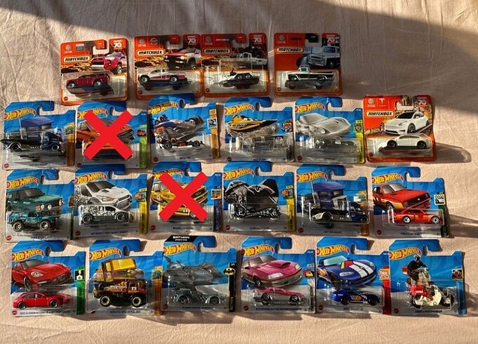 Hot wheels matchbox set