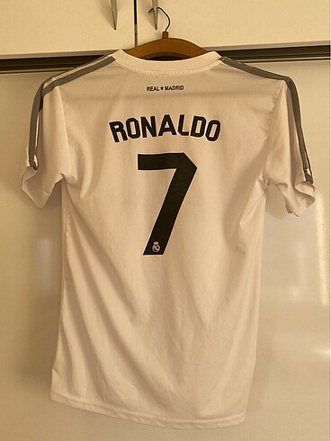 12-13 Yaş Beden beyaz Renk Real madrid ronaldo forma