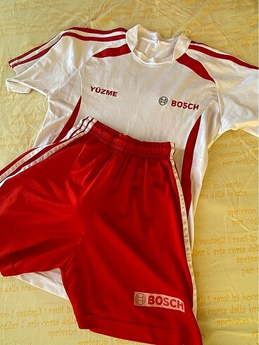 Bosch yüzme t shirt ve şort takım set