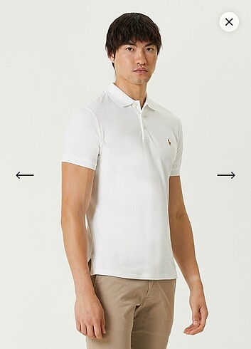 m Beden Polo Ralph Lauren beyaz polo yaka tshirt