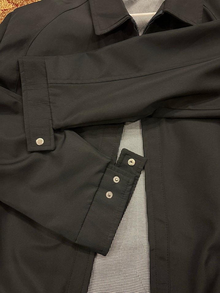 Düz Siyah Erkek Günlük Ceket - Görsel 3