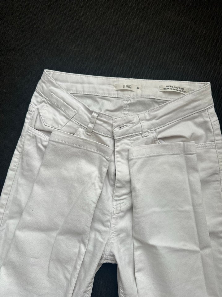 De Facto Beyaz Skinny - Görsel 2