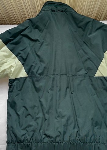 Gri-Yeşil Midi Rüzgarlık Mont - Görsel 3