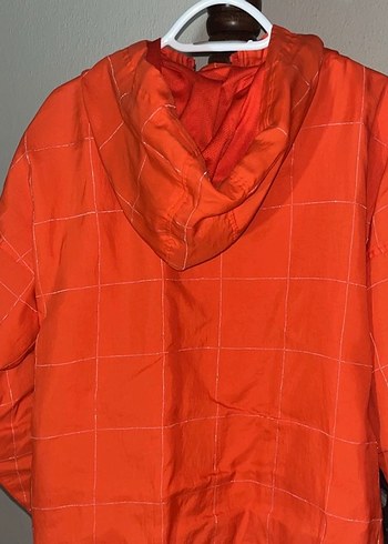 Fermuarlı Kırmızı Yağmurluk - Görsel 3