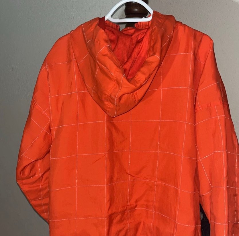 Fermuarlı Kırmızı Yağmurluk - Görsel 3