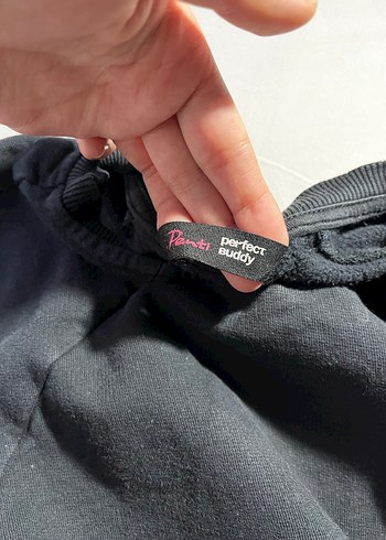 Kızlar İçin Siyah Kolsuz Keten Tişört - Görsel 3