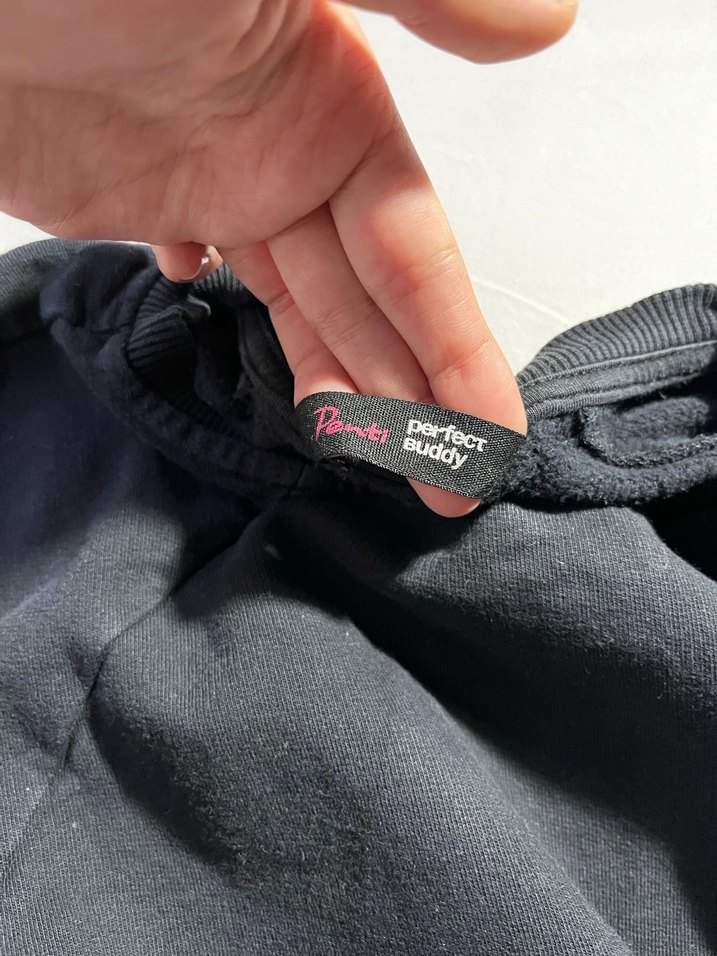 Kızlar İçin Siyah Kolsuz Keten Tişört - Görsel 3