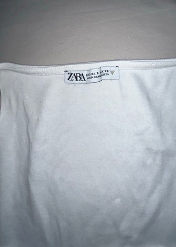 Beyaz Kısa Kollu Kadın Keten Bluz - Görsel 2