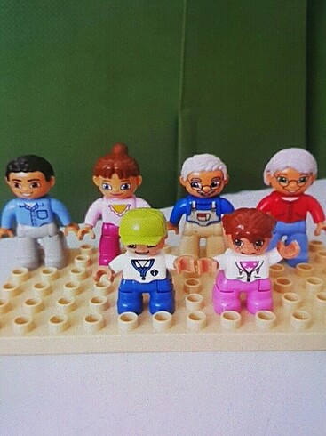 Lego duplo uyumlu aile figurleri