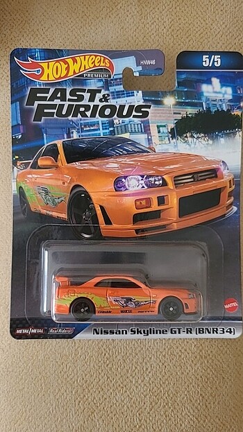 Hot Wheels Fast and furious Premium Skyline 