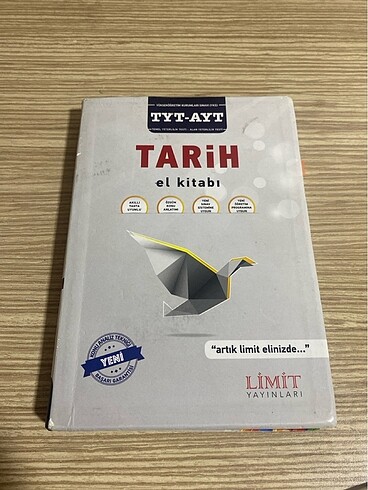 Tyt Ayt tarih el kitabı limit yayınları