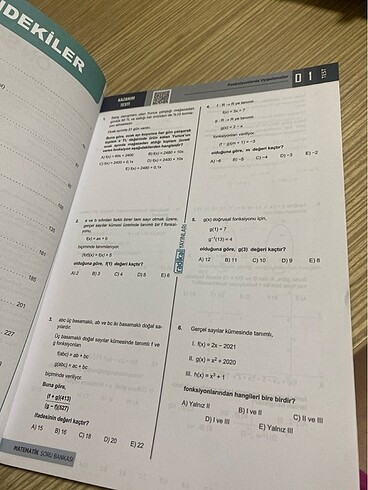 Beden AYT Matematik Soru bankası radikal yayınları HİÇ KULLANILMADI
