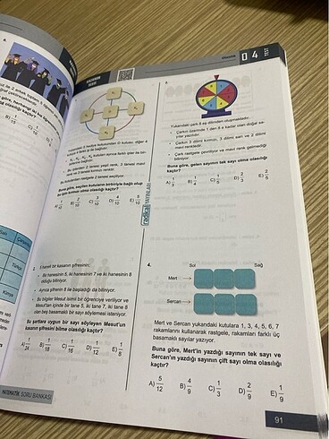 Beden Renk AYT Matematik Soru bankası radikal yayınları HİÇ KULLANILMADI