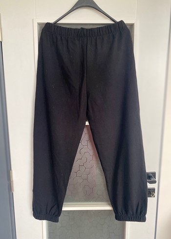 Siyah Kadın Midi Eşofman Altı - Görsel 3