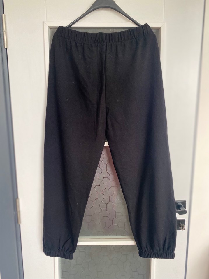 Siyah Kadın Midi Eşofman Altı - Görsel 3