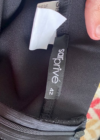 Siyah Uzun Drapeli Kadın Etek - Görsel 2