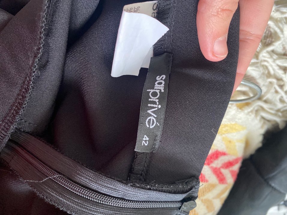 Siyah Uzun Drapeli Kadın Etek - Görsel 2