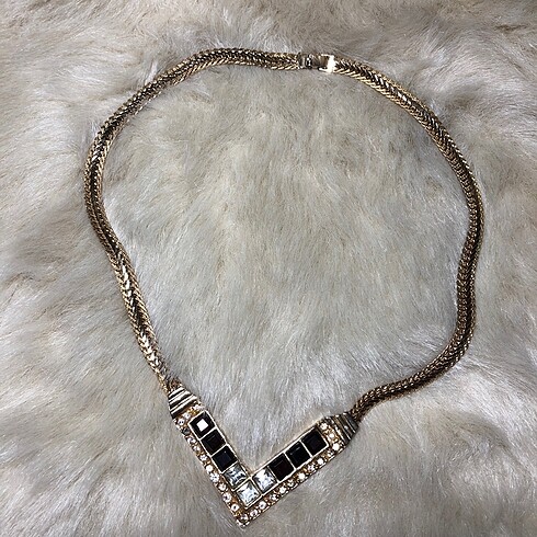 American Vintage Garnet Taşlı Gerdanlık Vintage