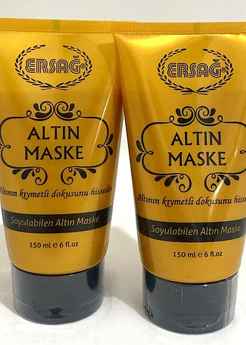 Ersağ Soyulabilen Altın Maske 150 ml - Görsel 2