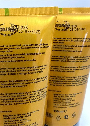 Ersağ Soyulabilen Altın Maske 150 ml - Görsel 3