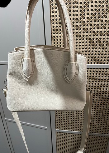 LC Waikiki Ekru Minimal Deri El Cantasi