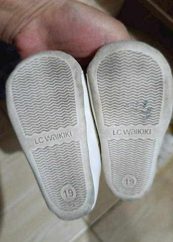 Kız Çocuk Beyaz Cırt Cırtlı Spor Ayakkabı - Görsel 3