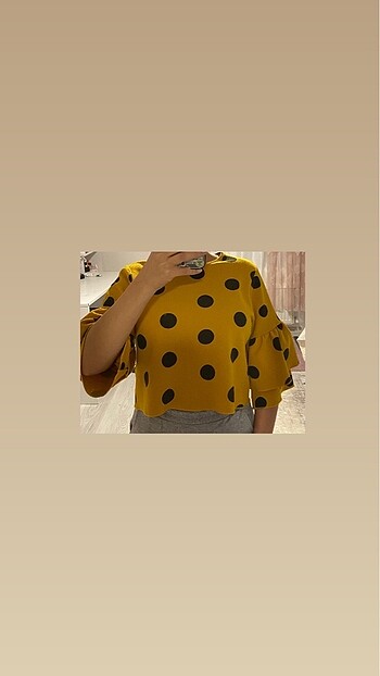 xs Beden Bsl crop bluz