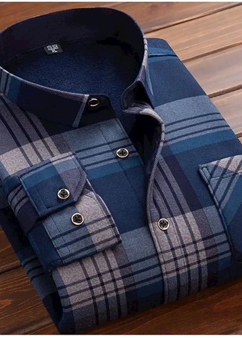 Polar Astarlı Kışlık Erkek Gömlek - Görsel 7