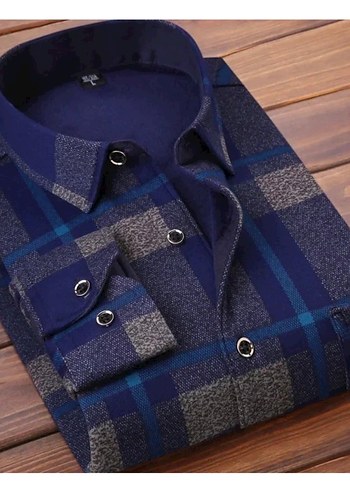 Polar Astarlı Kışlık Erkek Gömlek - Görsel 5