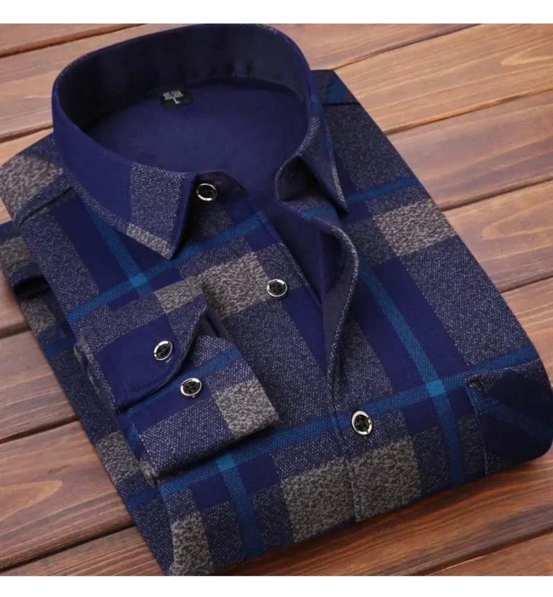 Polar Astarlı Kışlık Erkek Gömlek - Görsel 5