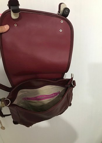 Louis Vuitton Bordo Deri Kadın Sırt Çantası