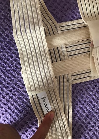 L Beden Naque Dik Durmayı Sağlayan Krem renkKorsesi - Görsel 3