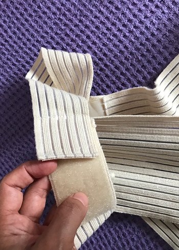 L Beden Naque Dik Durmayı Sağlayan Krem renkKorsesi - Görsel 5