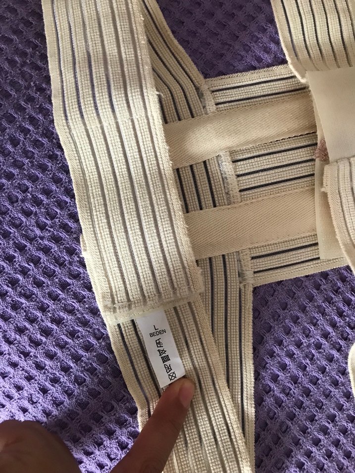 L Beden Naque Dik Durmayı Sağlayan Krem renkKorsesi - Görsel 3