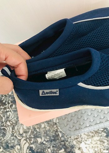 Erkek41 numara Gri Mavi Cırt Cırtlı Su Ayakkabısı - Görsel 2