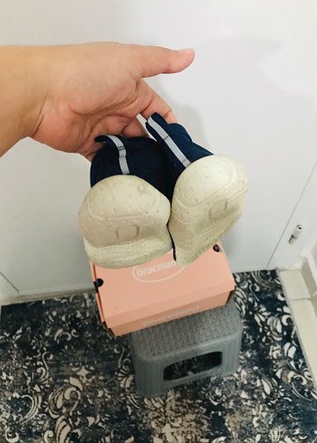 Erkek41 numara Gri Mavi Cırt Cırtlı Su Ayakkabısı - Görsel 3