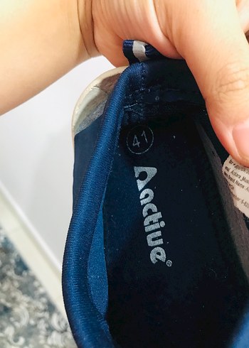 Erkek41 numara Gri Mavi Cırt Cırtlı Su Ayakkabısı - Görsel 4