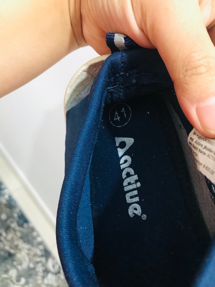 Erkek41 numara Gri Mavi Cırt Cırtlı Su Ayakkabısı - Görsel 4