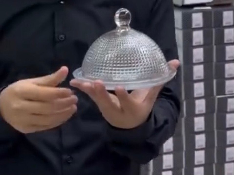 Cam Kapaklı SUNUMLUK Tabakşekerlik - Görsel 2