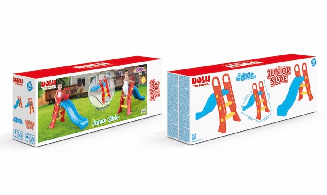 Çocuklar için Renkli Kaydırak sıfır kutusunda - Görsel 2